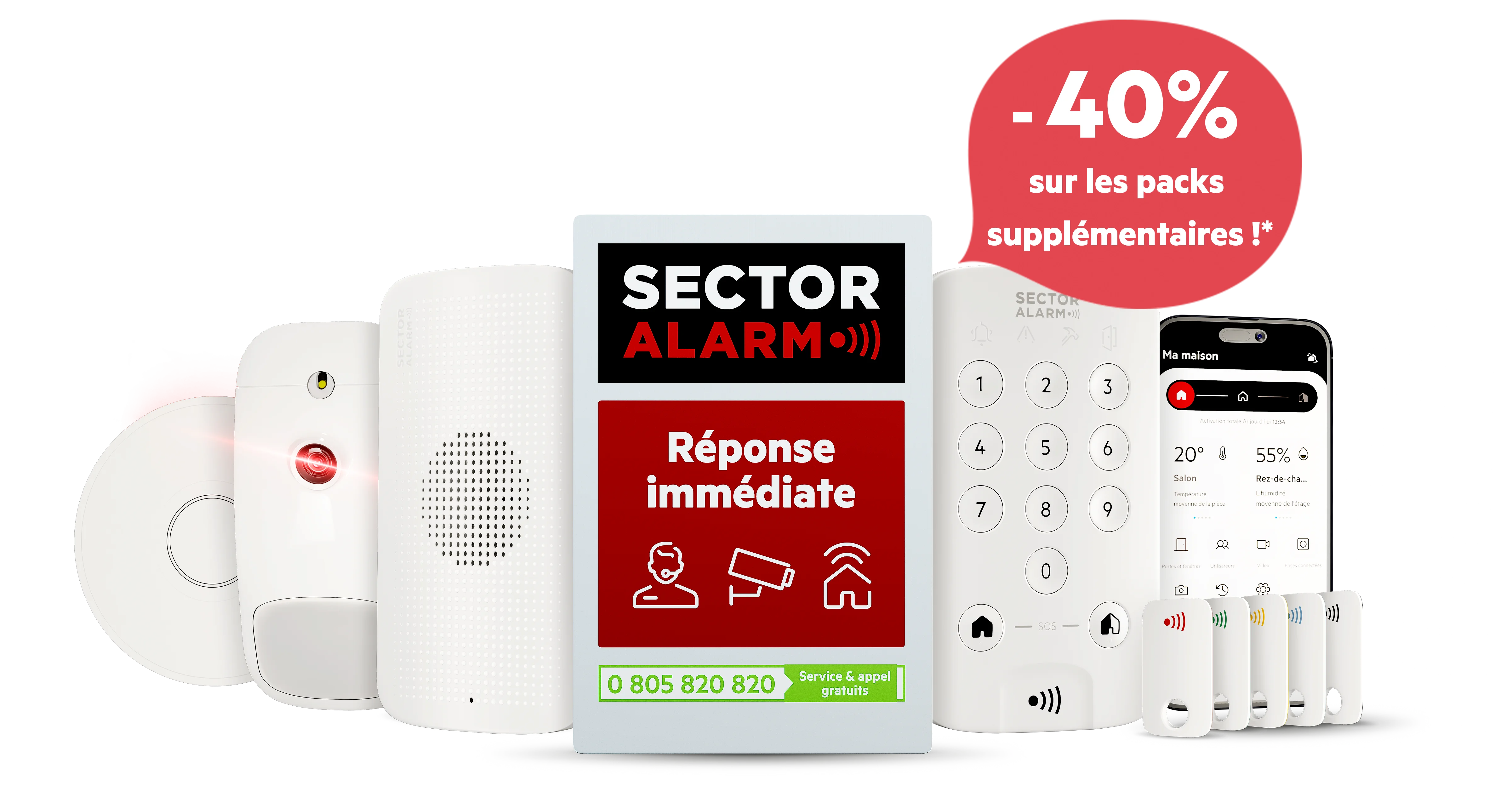 Sector Alarm, protection sur-mesure 24/7